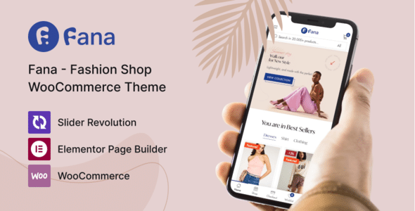 Fana v1.1.12 Nulled - Fashion Shop WordPress Theme