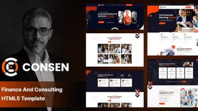 Consen – Finance and Consulting Template