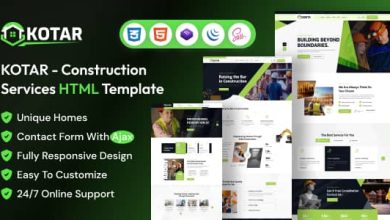 Kotar Nulled - Construction Company HTML Template
