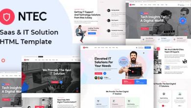 Ntec Nulled - Saas & IT Solution HTML Template