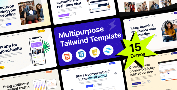 Masco Nulled - Saas Software Startup Tailwind Template