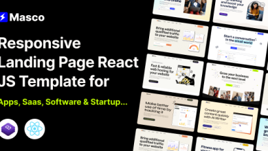 Masco Nulled - Saas Software Startup React Template