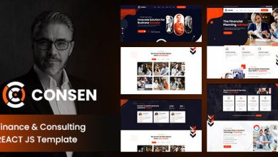 Consen – Finance and Consulting React JS Template