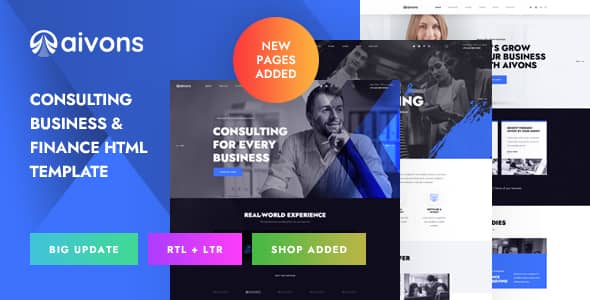 Aivons Nulled - Business Consulting HTML Template