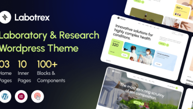 Labotrex v1.0 Nulled - Laboratory & Science Research WordPress Theme