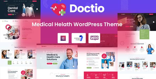 Doctio v1.0.5 Nulled - Medical Health WordPress Theme