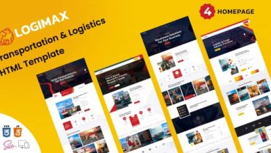 Logimax Nulled - Transportation & Logistics HTML Template