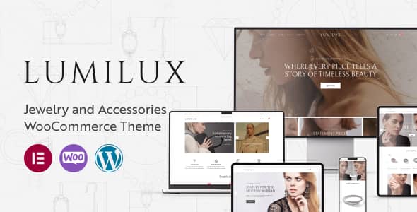 Lumilux v1.0 Nulled - Jewelry and Accessories WooCommerce Theme