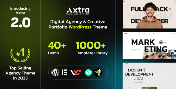 Axtra v2.0 Nulled - Digital Agency Creative Portfolio Theme