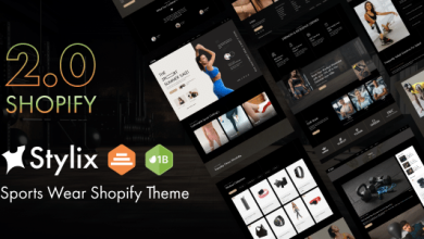 Stylix Nulled - Sports & Gym Clothing Shopify theme