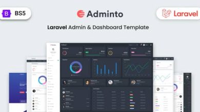 Adminto Nulled - Laravel Admin Dashboard Template