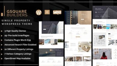 Gsquare v1.0.4 Nulled - Real Estate Theme