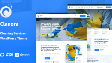 Clanora V1.2.4 Nulled - Cleaning Services WordPress Theme