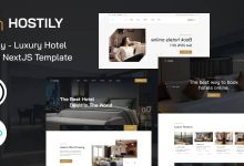 Hostily Nulled - Luxury Hotel React NextJS Template