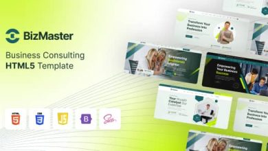 BizMaster Nulled - Consulting Business HTML Template Multipurpose