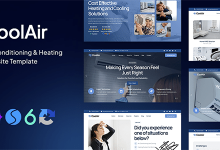 CoolAir Nulled - Air Conditioning & Heating HVAC Website Template