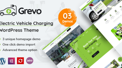 Grevo v1.8 Nulled - Electric Vehicle Charging WordPress Theme