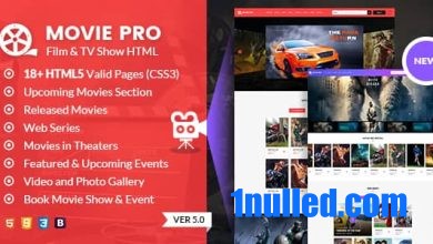 Movie Pro Nulled - TV Show and Production House HTML template