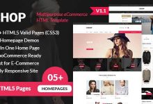 The Shop Nulled - Multipurpose e-commerce HTML Template