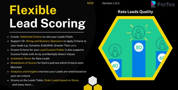 Flexible Lead Scoring and Lead Rating Module for Perfex v1.0.1 Free