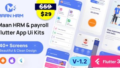 Maan HRM Flutter App UI Kit (Android & iOS) v1.3 Free
