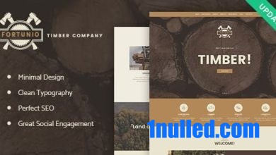 Fortunio v2.3 Nulled - Timber / Forestry / Wood Manufacture WordPress Theme
