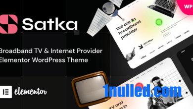 Satka v1.08 Nulled - Satellite TV & Internet Provider WordPress Theme