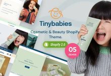 Tinybabies v1.0 Nulled - Beauty Cosmetics & Skincare Shopify Theme
