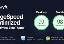 Swyft v1.0.4 Nulled - PageSpeed Optimized WordPress Blog Theme