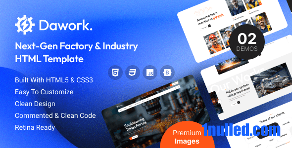 Dawork Nulled - Next-Gen Factory & Industry HTML Template