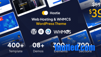 Hostie v1.1.1 Nulled - Web Hosting & WHMCS WordPress Theme