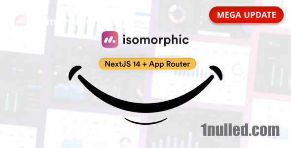 Isomorphic v6.7.1 Nulled - React Admin Dashboard Template