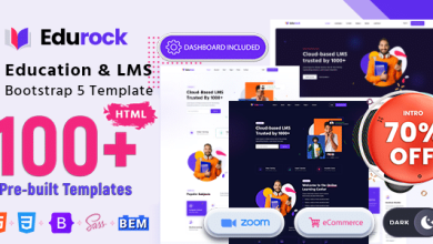 Edurock v1.2.6 Nulled - Education HTML Template