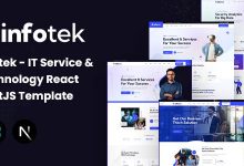 Infotek Nulled - IT Service & Technology React NextJS Template