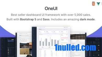 OneUI v5.9 Nulled - Bootstrap 5 Admin Dashboard Template, Vue Edition & Laravel 11 Starter Kit