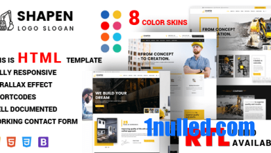Shapen Nulled - Construction HTML Template