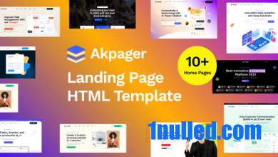 Akpager Nulled - Multipurpose Landing Page HTML Template