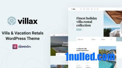 Villax v1.1.4 Nulled - Villa & Vacation Rentals WordPress Theme