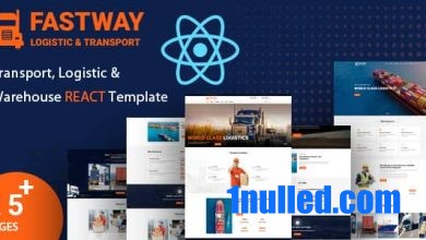 Fastway Nulled - Logistic & Transport React Template