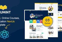 Edumint – LMS, Online Courses, Education NextJs Template